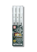 Load image into Gallery viewer, Sakura White Gelly Roller Medium XPGB08#50