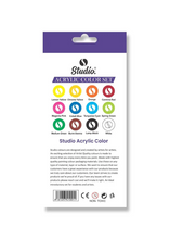 Load image into Gallery viewer, Studio Acrylic 12 x 15ml