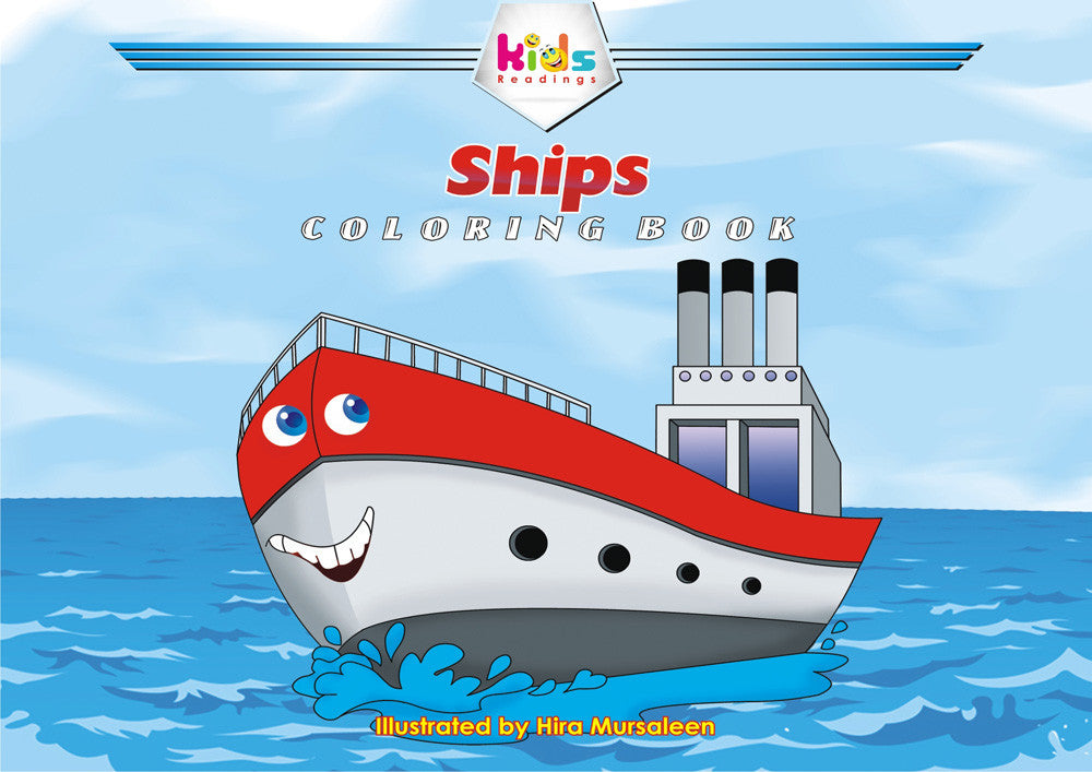 Ships: Coloring Book