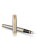 Load image into Gallery viewer, PARKER IM GT FOUNTAIN PEN BRUSHED METAL
