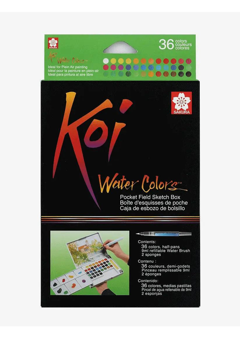Sakura KOI WATER COLOUR Set 36 XNCW-36N