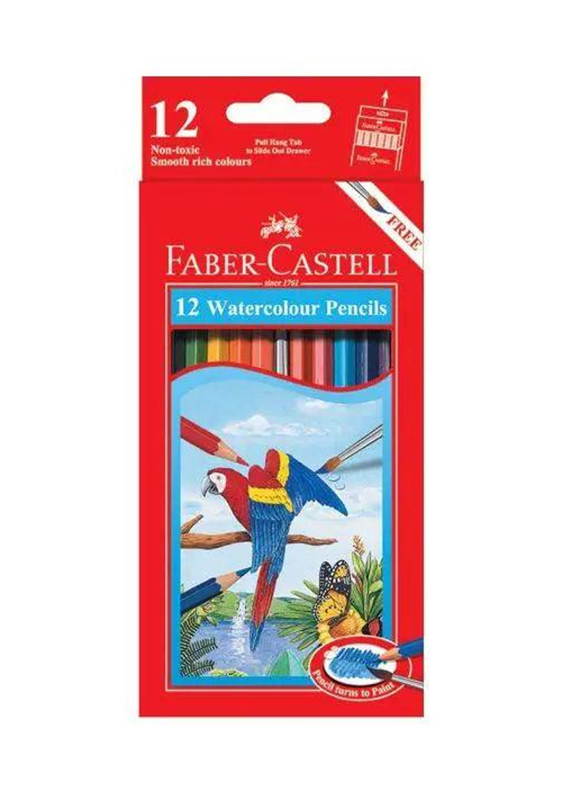 Faber Castell Watercolor Pencil 12 Pcs