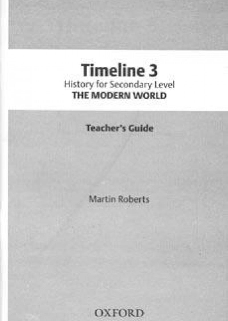 Timeline Secondary History Teacher's Guide 3
