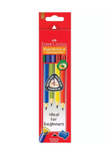 Load image into Gallery viewer, Faber Castell Junior Grip Black lead Pencil 12 pcs

