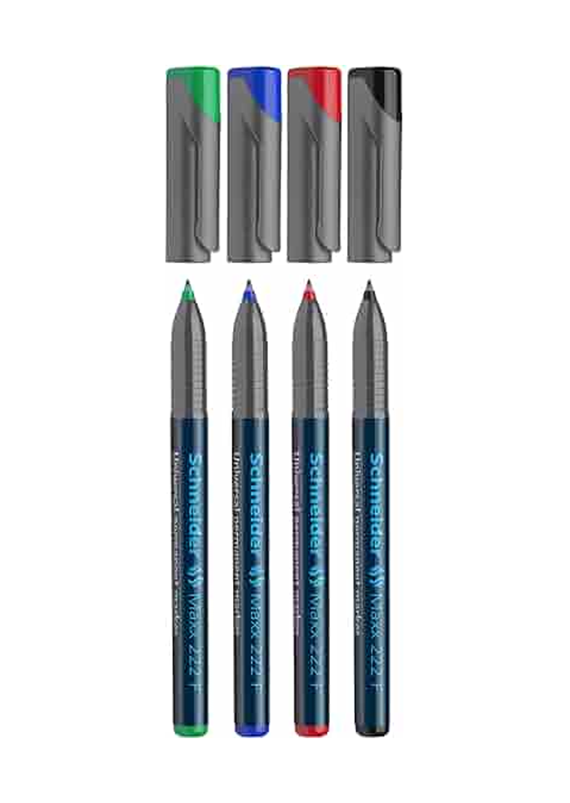 Schneider OHP-F Permanent BK/RD/BL/GN (Each)