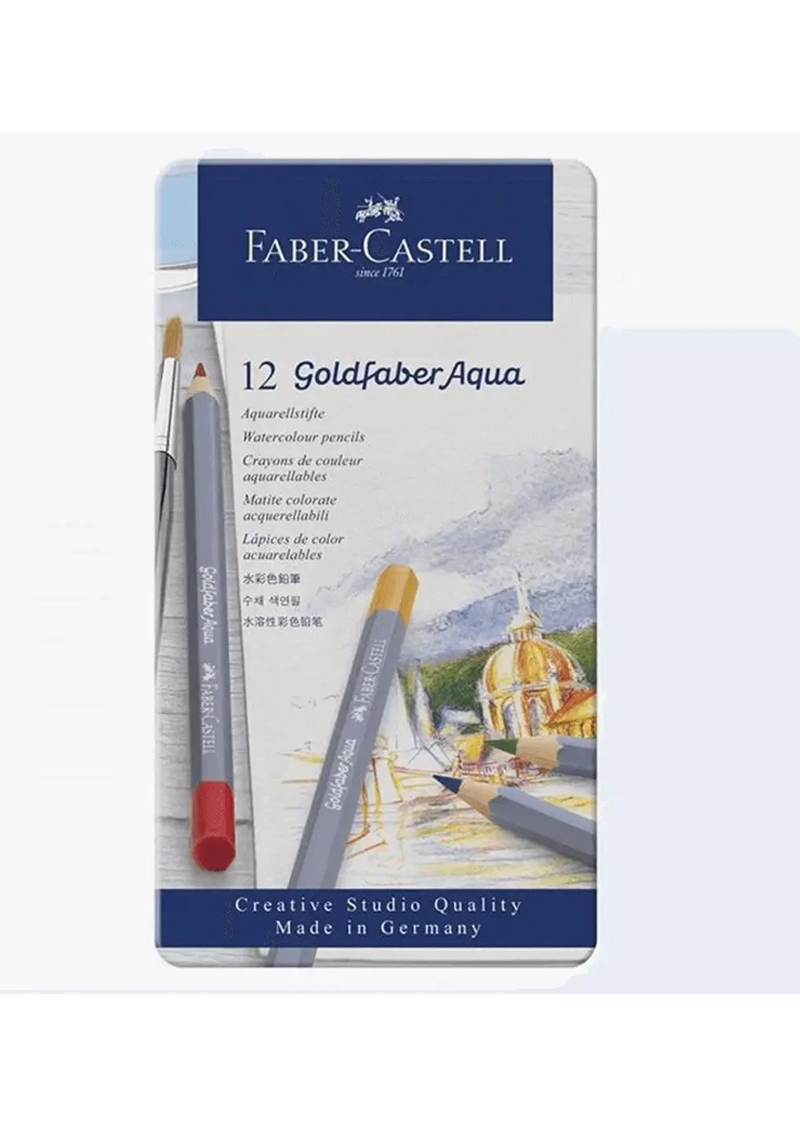 FABER CASTELL GOLDFABER AQUA COLOR PENCIL SET OF 12