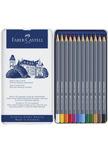 Load image into Gallery viewer, FABER CASTELL GOLDFABER AQUA COLOR PENCIL SET OF 12
