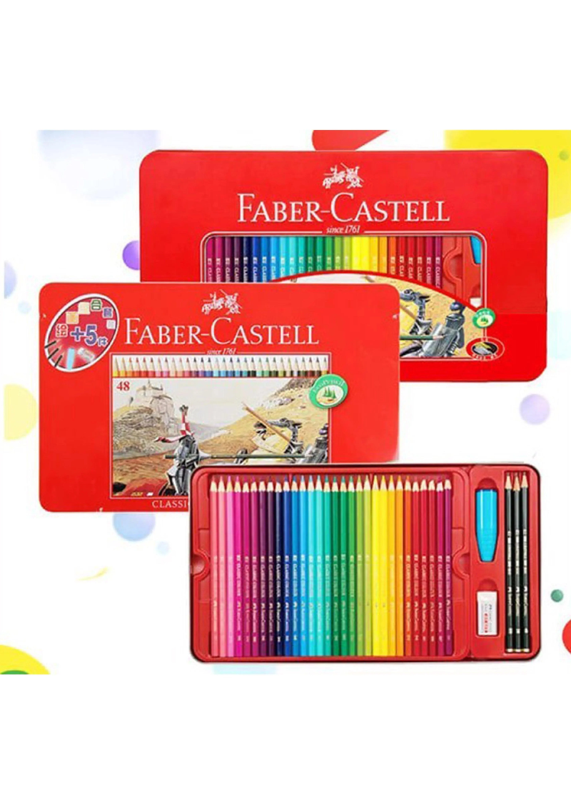 Faber Castell Classic Color Pencil Tin 60 Pcs