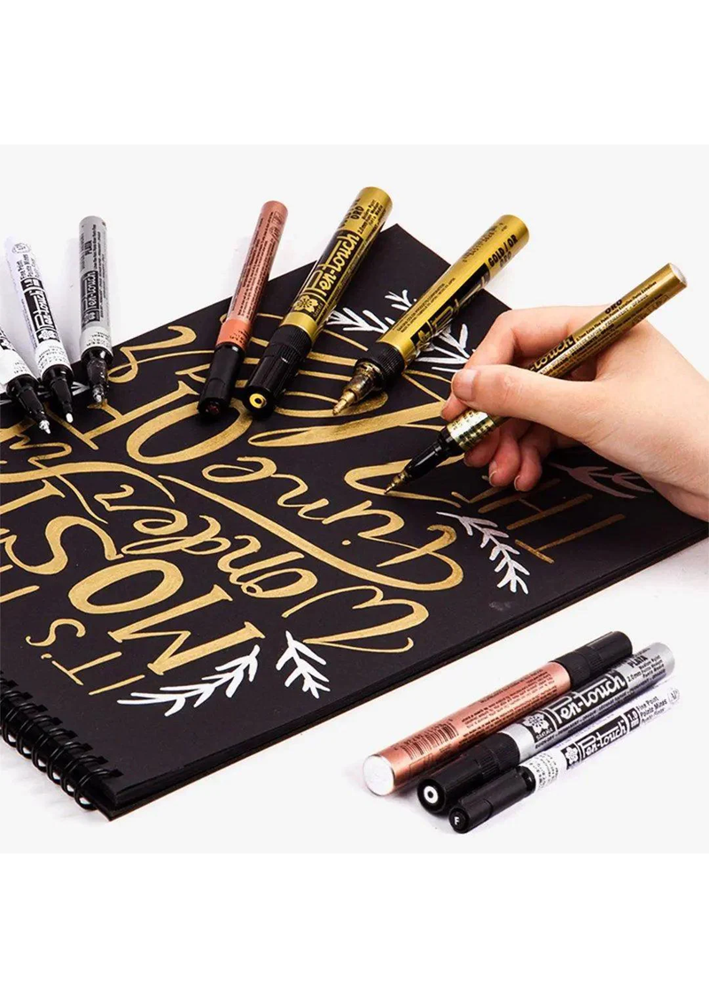 Sakura Pen Touch Paint Marker 1.8mm Black, Gold, Silver XPSK-C# (Each)