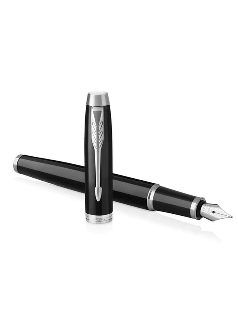 PARKER IM CT FOUNTAIN PEN LACQUER BLACK