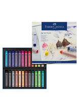 Load image into Gallery viewer, FABER CASTELL SOFT PASTELS CARDBOARD WALLET OF 24 FULL
