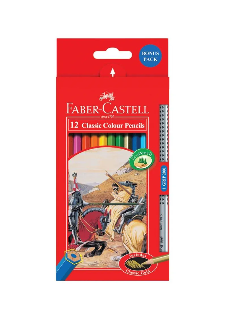 Faber Castell Classic Color Pencil 12 pcs