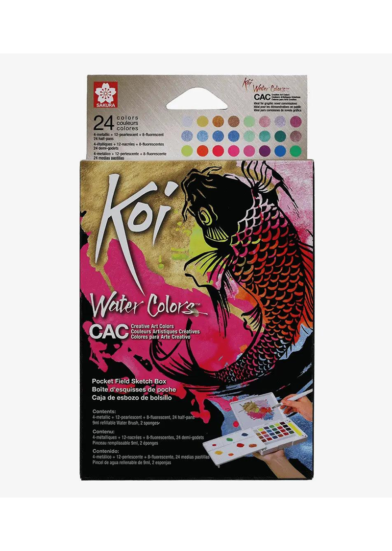 Sakura KOI WATER COLOUR Set 24 XNCW-24MPN