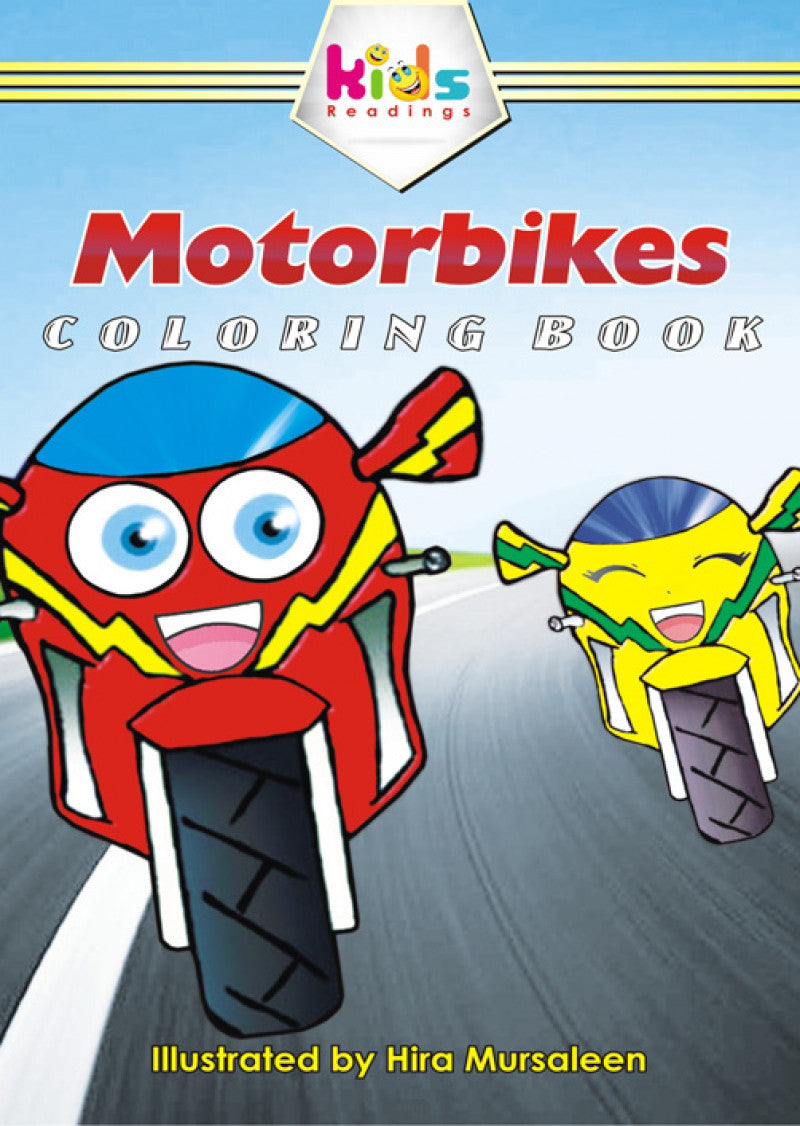 Motorbikes: Coloring Book